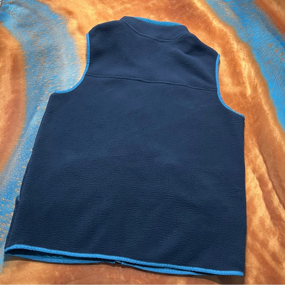 North Face Carbondale Heavy weight Fleece zip up vest size large Aviator blue - Picture 7 of 13